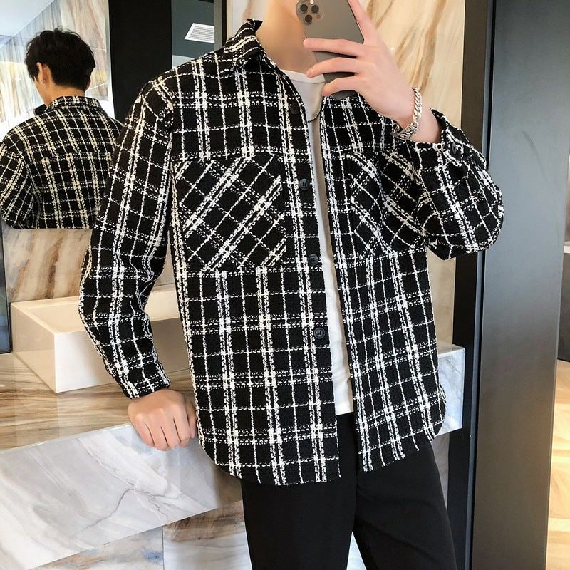 Sobrecamisa a Cuadros Vintage - Estilo Leñador Premium | ROUSSE BLACK