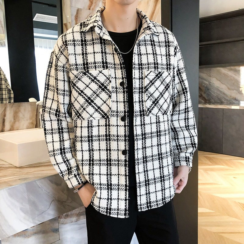 Sobrecamisa a Cuadros Vintage - Estilo Leñador Premium | ROUSSE BLACK
