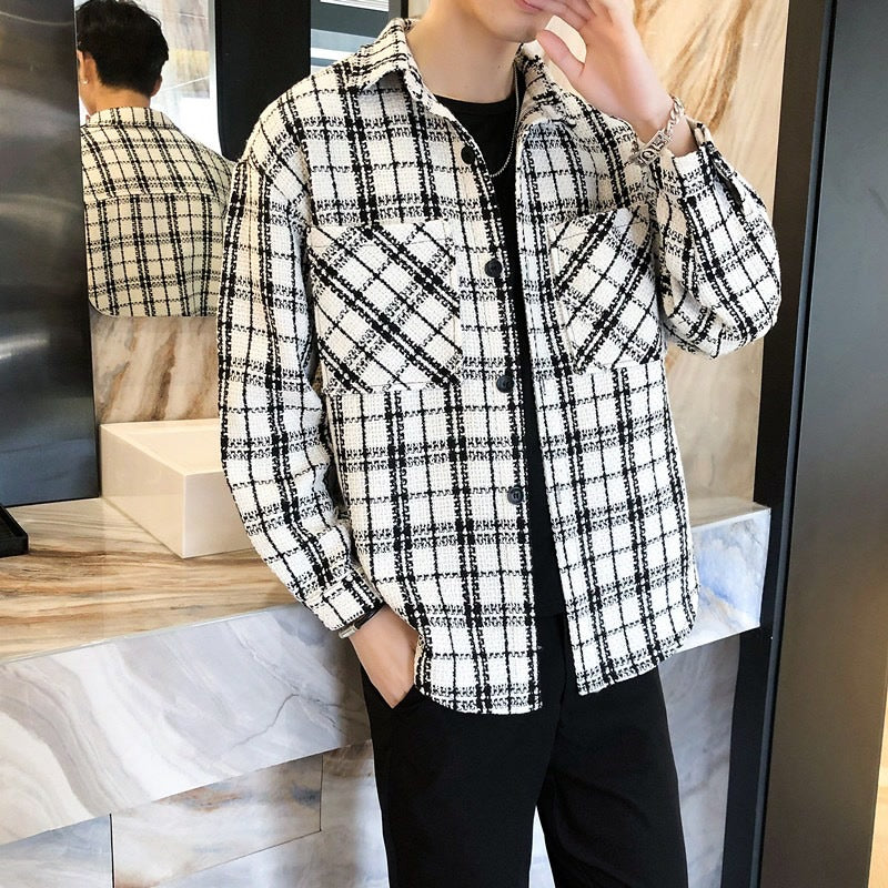 Sobrecamisa a Cuadros Vintage - Estilo Leñador Premium | ROUSSE BLACK