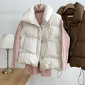 Chaleco Puffer Cropped Acolchado - Estilo Korean | ROUSSE BLACK
