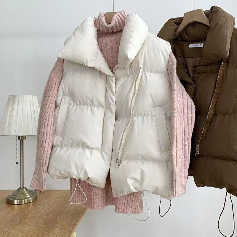 Chaleco Puffer Cropped Acolchado - Estilo Korean | ROUSSE BLACK