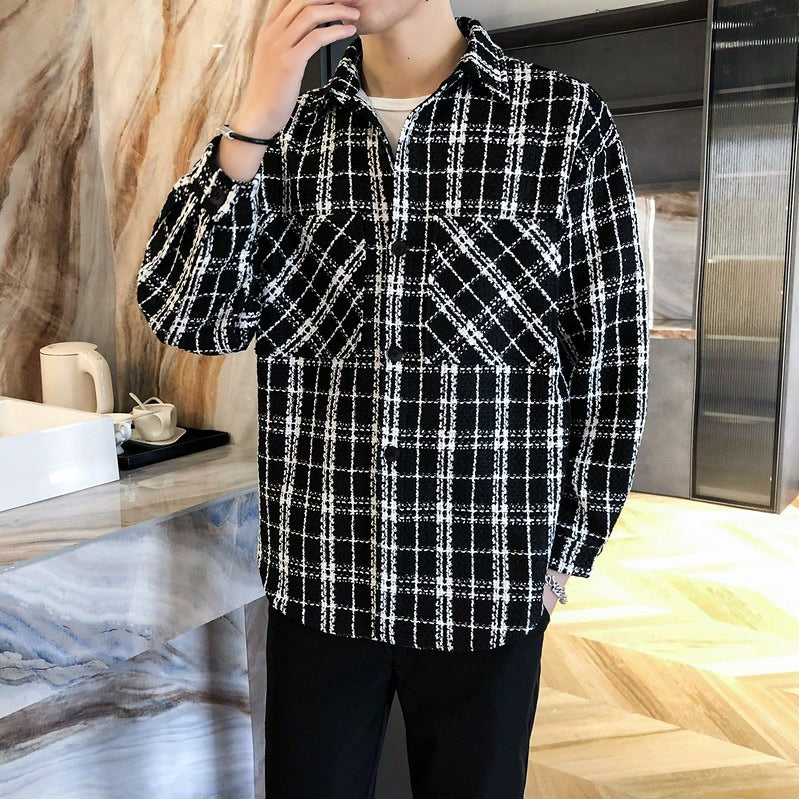 Sobrecamisa a Cuadros Vintage - Estilo Leñador Premium | ROUSSE BLACK